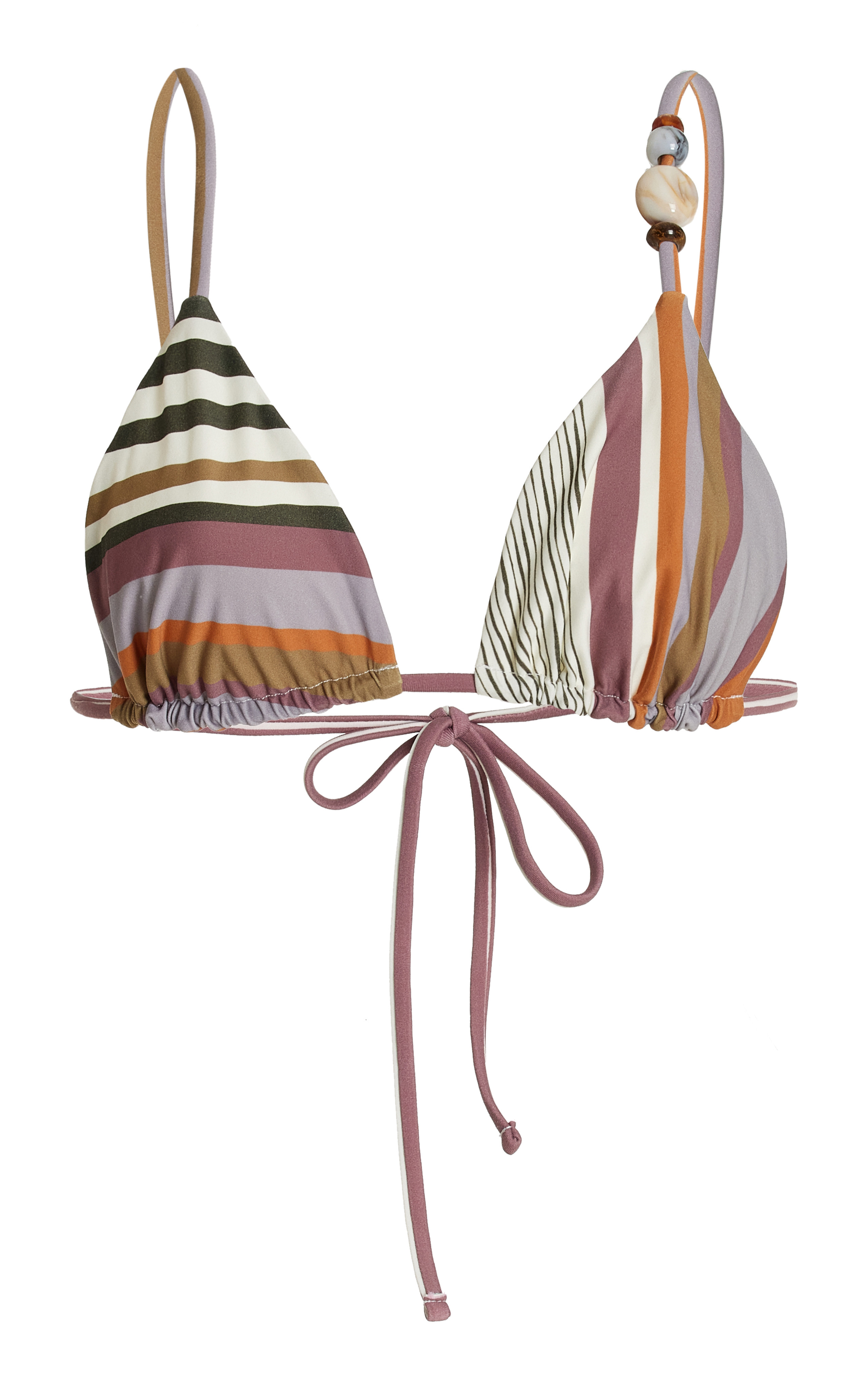 Exclusive Lipari Beaded String Triangle Bikini Top | Moda Operandi (Global)