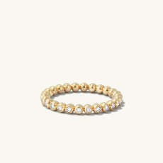 Bold Beaded Diamond Eternity Ring - C$1200 | Mejuri (Global)