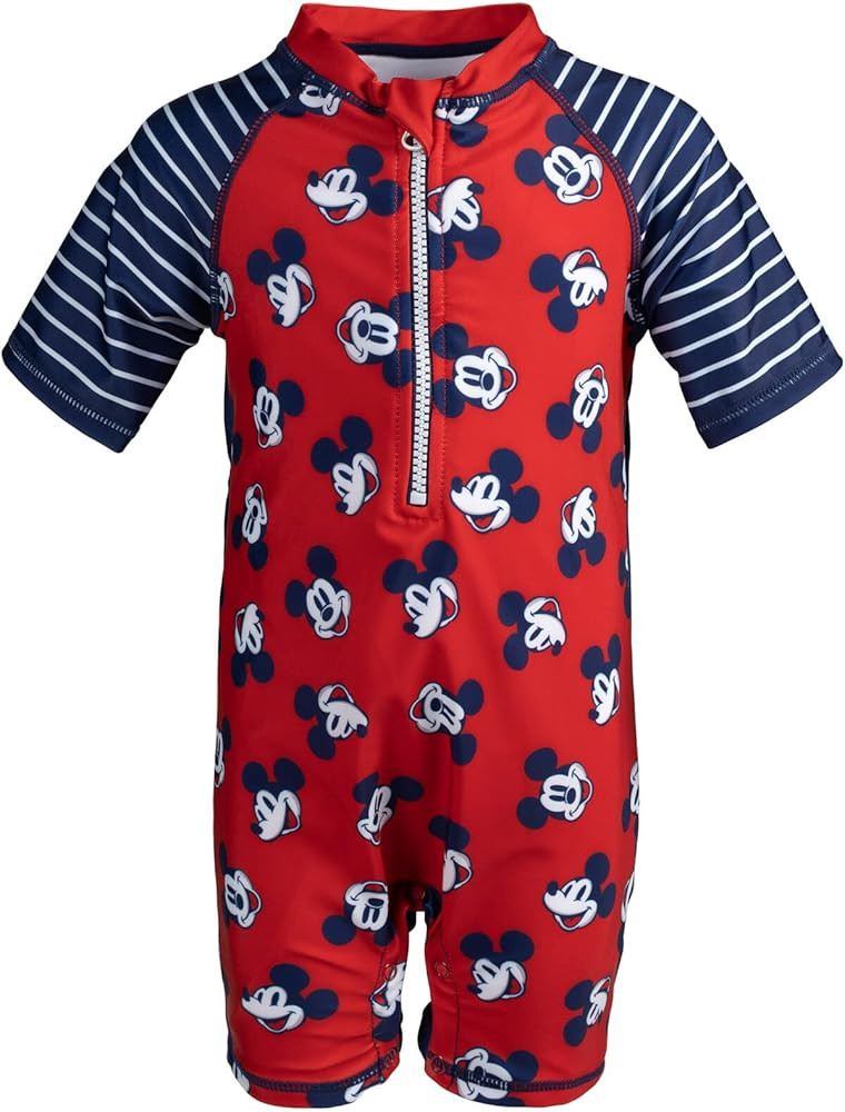 Disney Mickey Mouse Toy Story Zip Up Sunsuit Newborn to Toddler Sizes (0-3 Months - 5T) | Amazon (US)