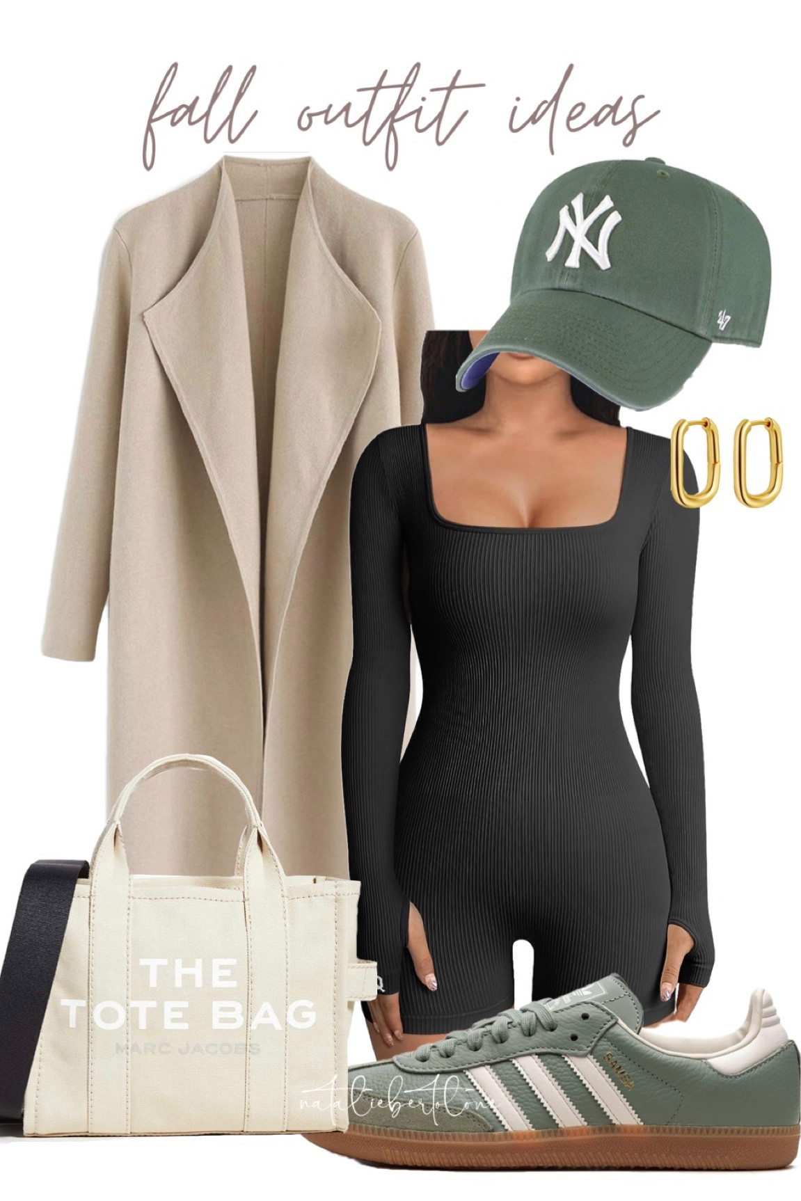 fall outfit idea. Cardigan. Green New York Yankees hat. Long sleeve jumper. Marc Jacobs tote bag. adidas samba outfit 

#LTKFind #LTKstyletip #LTKSeasonal