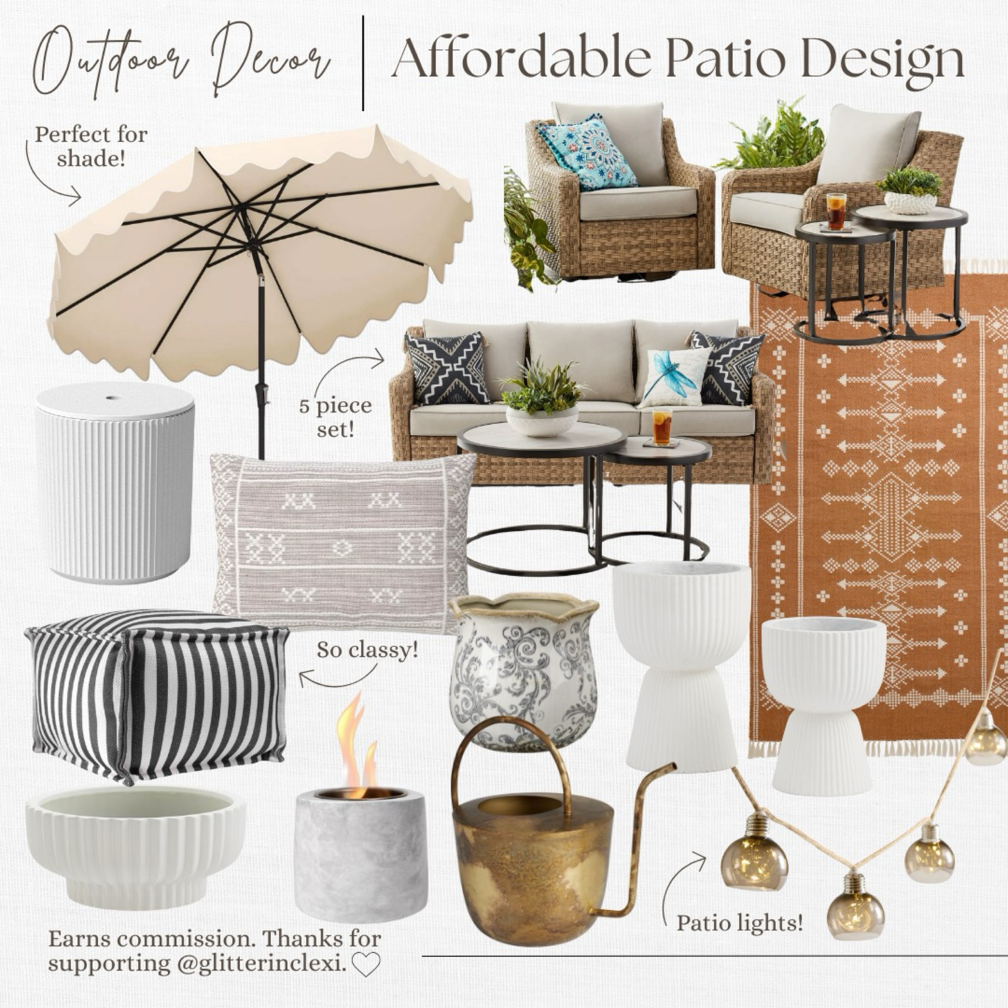 Affordable patio decor

#LTKHome #LTKSeasonal #LTKStyleTip