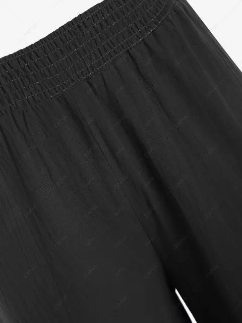 Smocked Bandeau Wide Leg Pants Set | ZAFUL (Global)