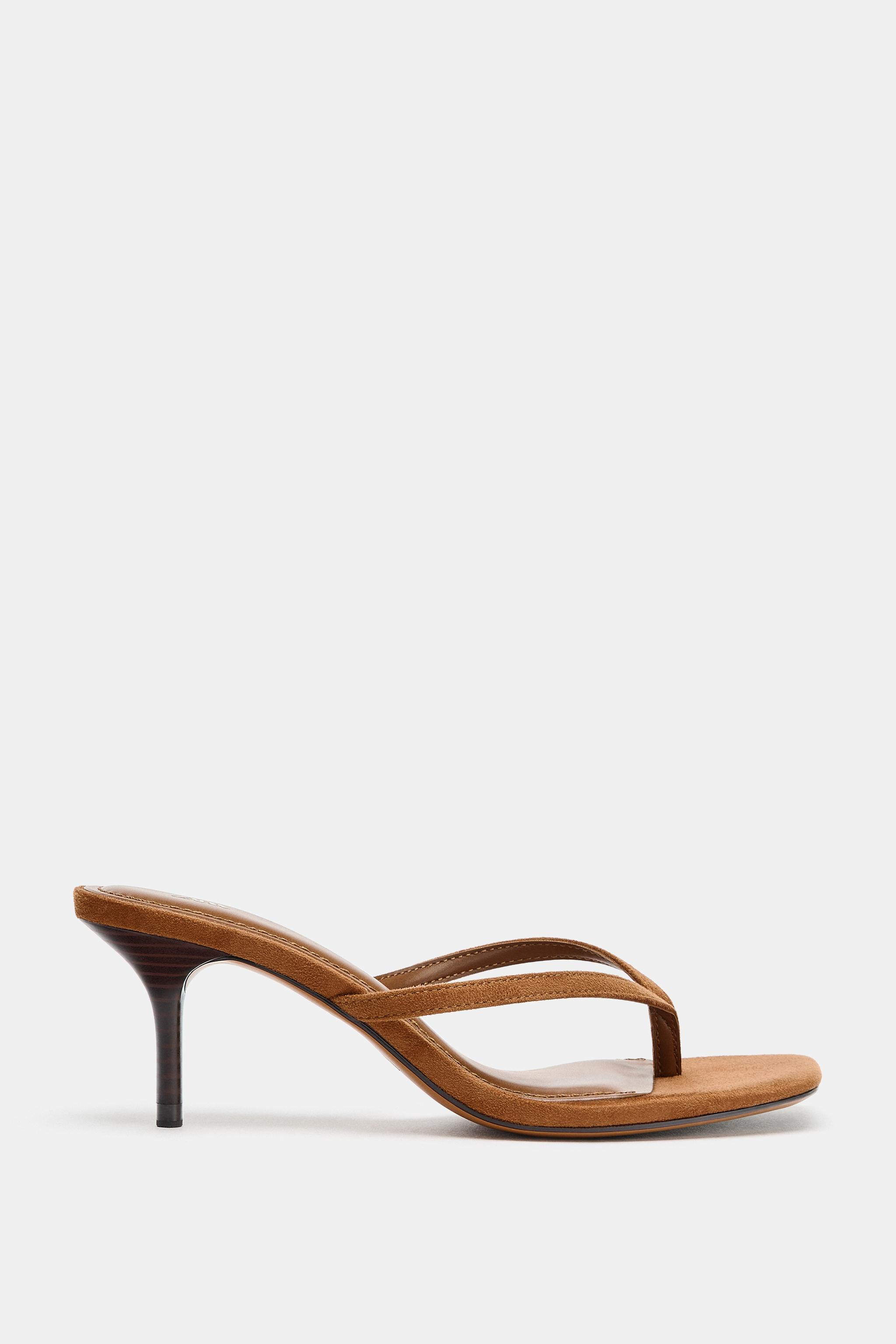 STRAPPY HEELED SANDALS | Zara US