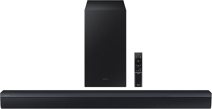 SAMSUNG HW-C450 2.1ch Soundbar w/DTS Virtual X, Subwoofer Included, Bass Boost, Adaptive Sound Li... | Amazon (US)