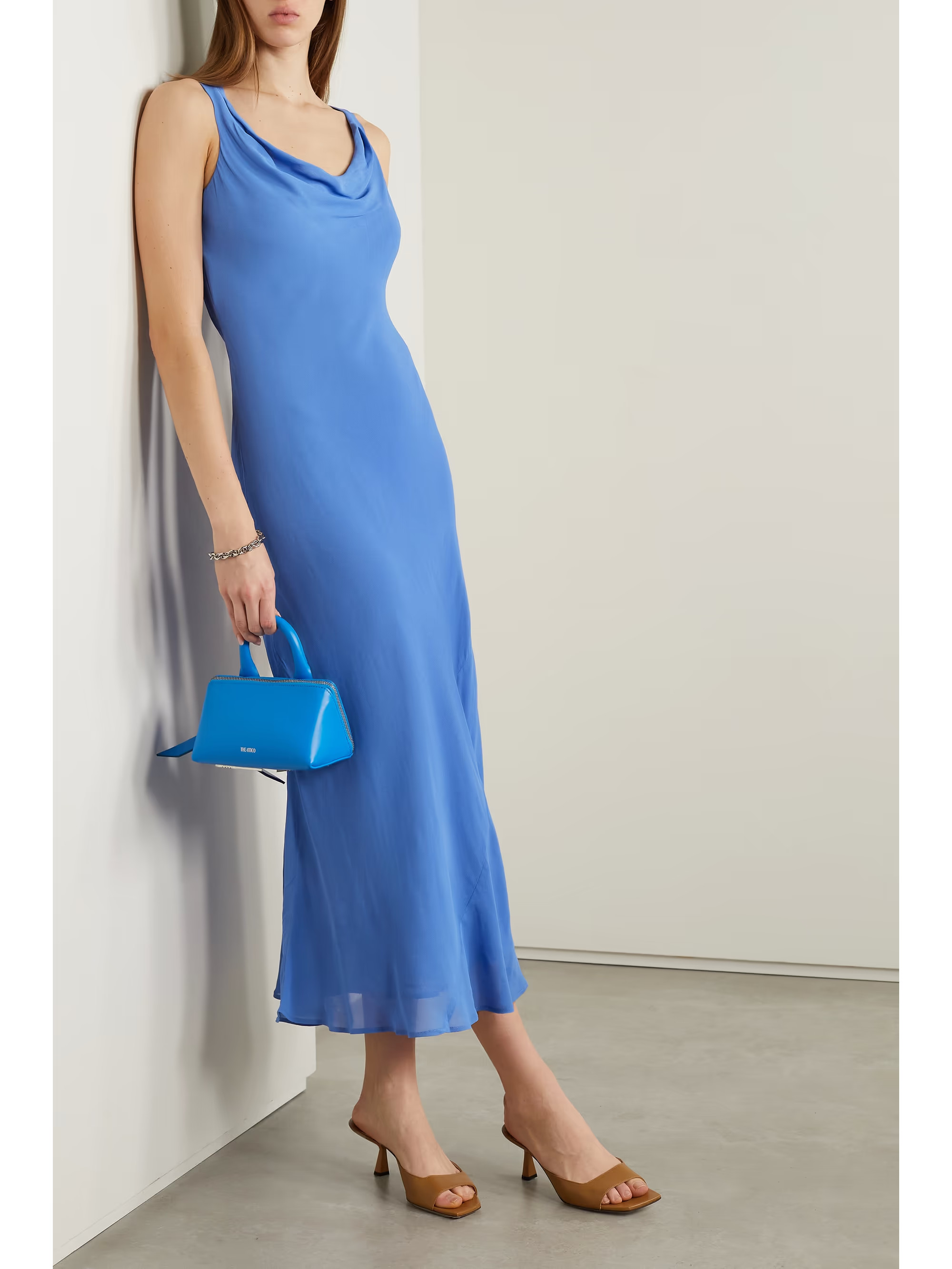 Emmeline crepe midi dress | NET-A-PORTER (US)