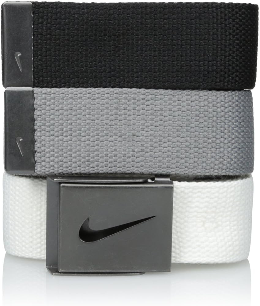 Nike Men's 3 Pack Golf Web Belt | Amazon (US)