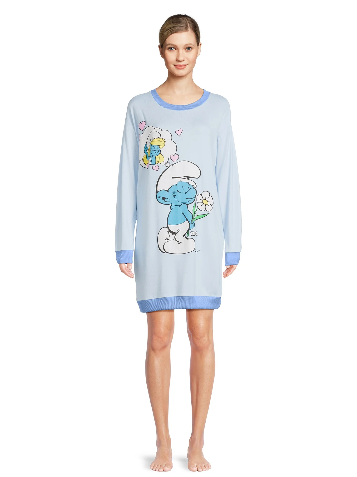 Smurfs Women's Valentine's Day Lounger, Sizes XS-3X | Walmart (US)