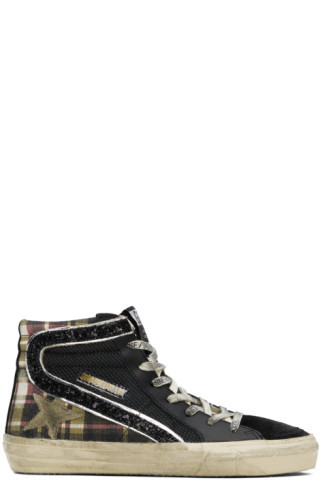 Golden Goose - SSENSE Exclusive Black Slide Sneakers | SSENSE