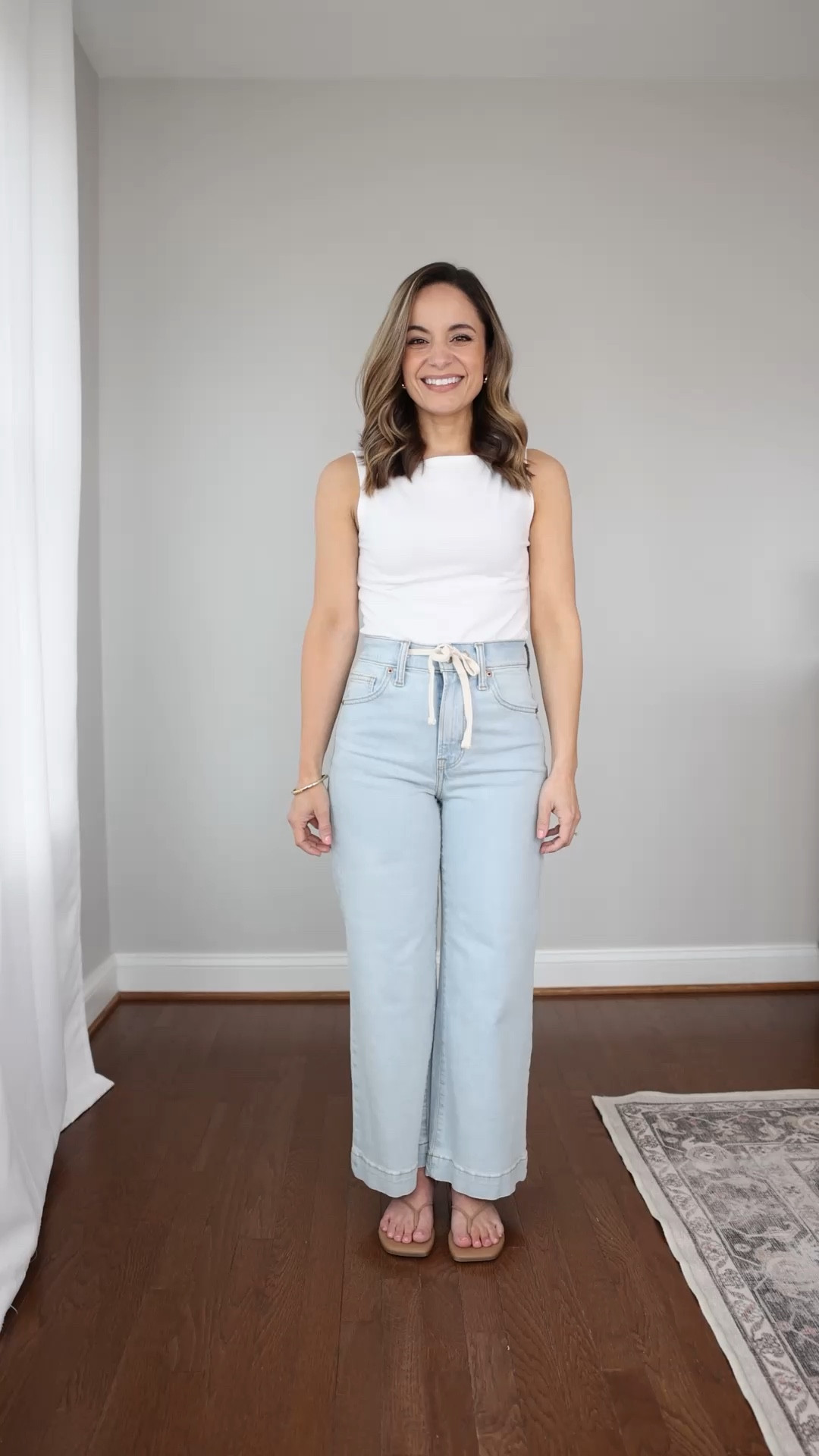 I recently tried a few drawstring jeans for petites and this pair from Gap Factory ended up as my favorite. They’re lightweight but structured with a button and fly (instead of being a relaxed pull-on style). Giving you a simple 360 so you can see them from all angles. 👏

They’re true to size with a 10.5” rise and a 25” inseam (in short). 

40% off today! 

Jeans (Gap Factory): 24 short 
Tank top (Quince): xs

#LTKPetite