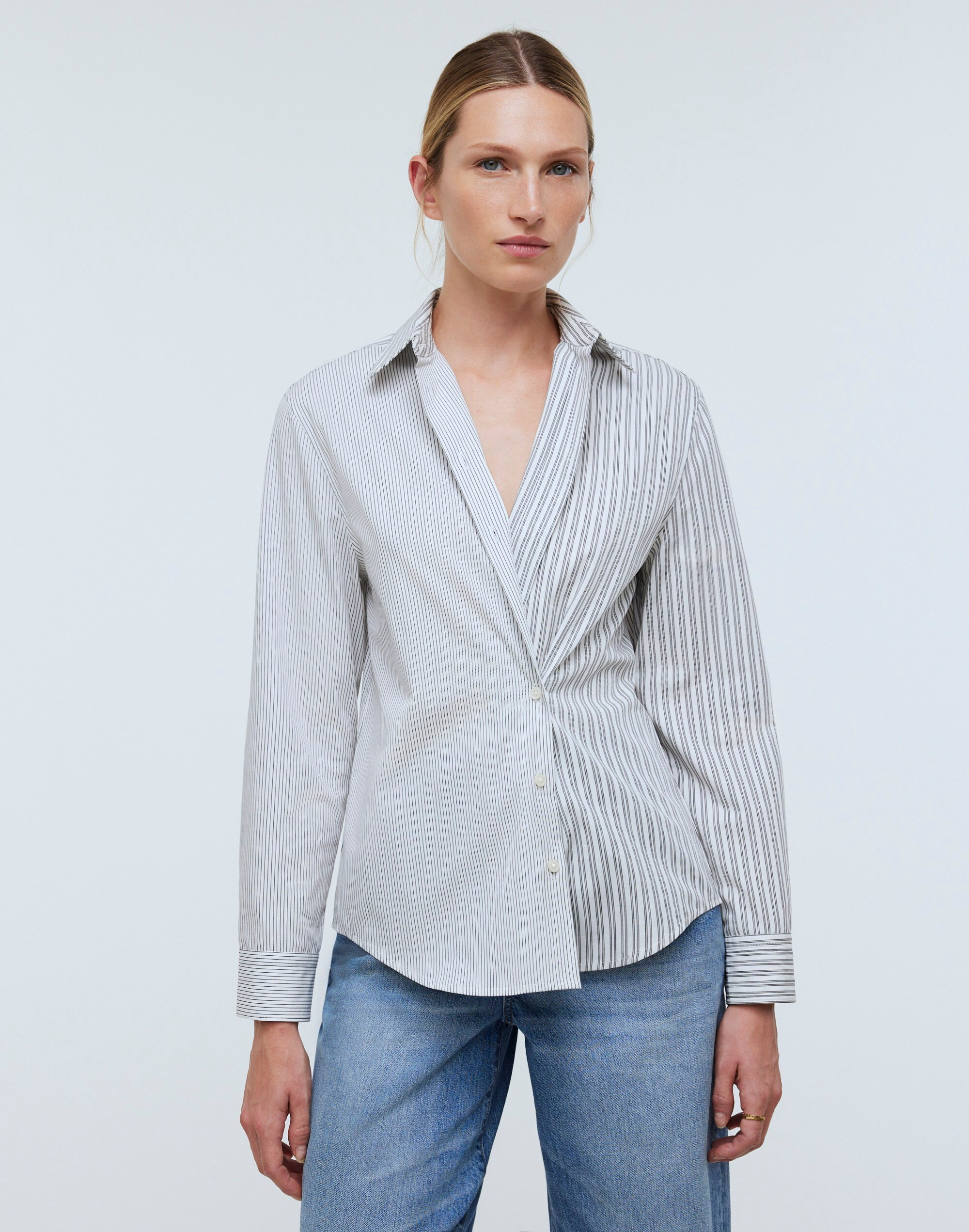 With-a-Twist Shirt in Signature Poplin | Madewell