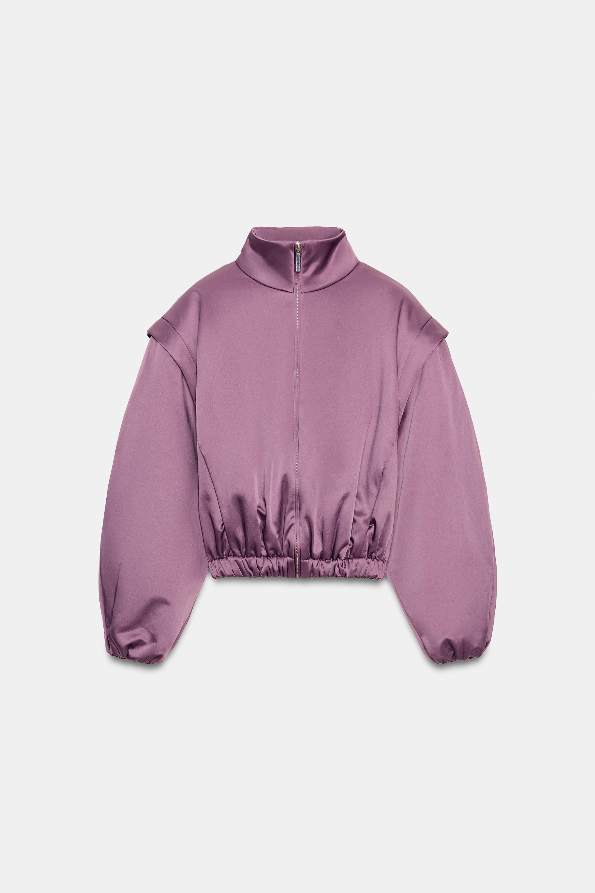 PUFFER JACKET WITH MARKED SHOULDERS | Zara US