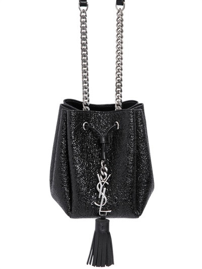 BORSA "YSL" IN VERNICE CRACKLÈ | Luisaviaroma