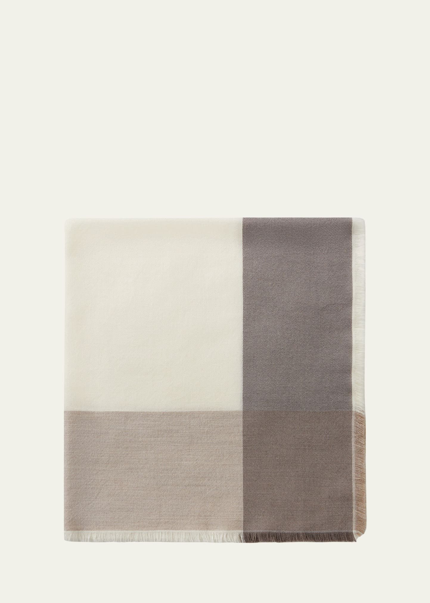 Loro Piana Quadrilatero Del Cashmere-Silk Scarf | Bergdorf Goodman