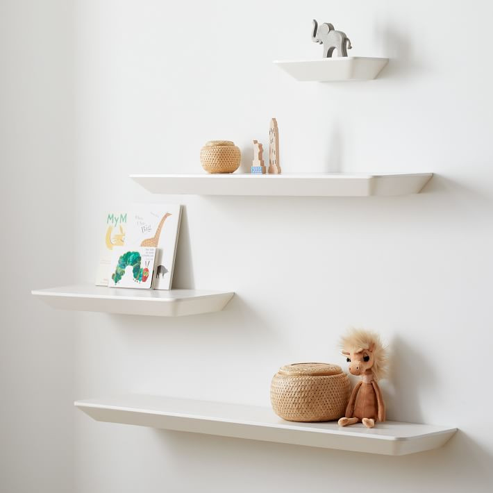 Kids Slim Floating Shelves Collection | West Elm (US)