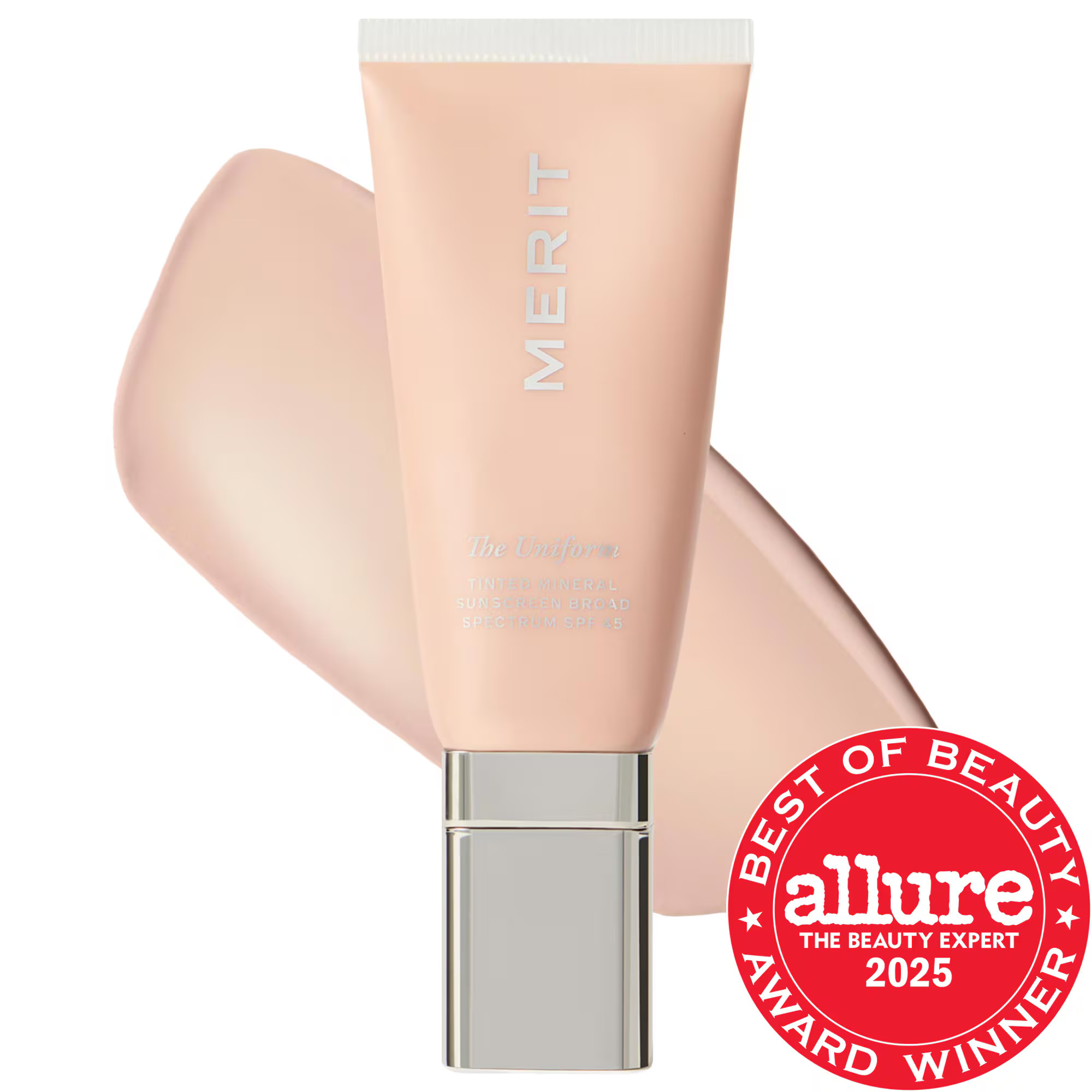 MERIT The Uniform Tinted Mineral Sunscreen Broad Spectrum SPF 45 30 1.7 oz/50 mL | Sephora (US)