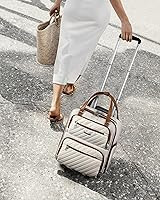 LUGGEX Underseat Carry On Luggage with Wheels, Stylish Lightweight Under Seat Luggage, Soft Sided... | Amazon (US)