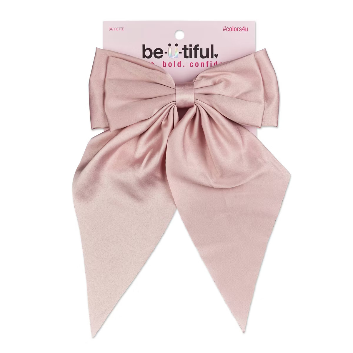scünci be-ü-tiful Bow Barrette - Blush | Target