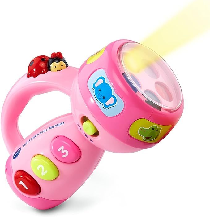 VTech Spin and Learn Color Flashlight Amazon Exclusive, Pink | Amazon (US)