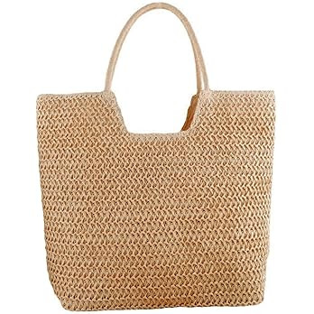 YXCXGO Womens Straw Beach Bag Summer Shoulder Bag Woven Handbag | Amazon (US)