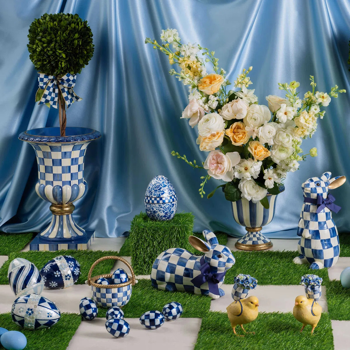 Royal Check Resting Bunny | Wayfair North America