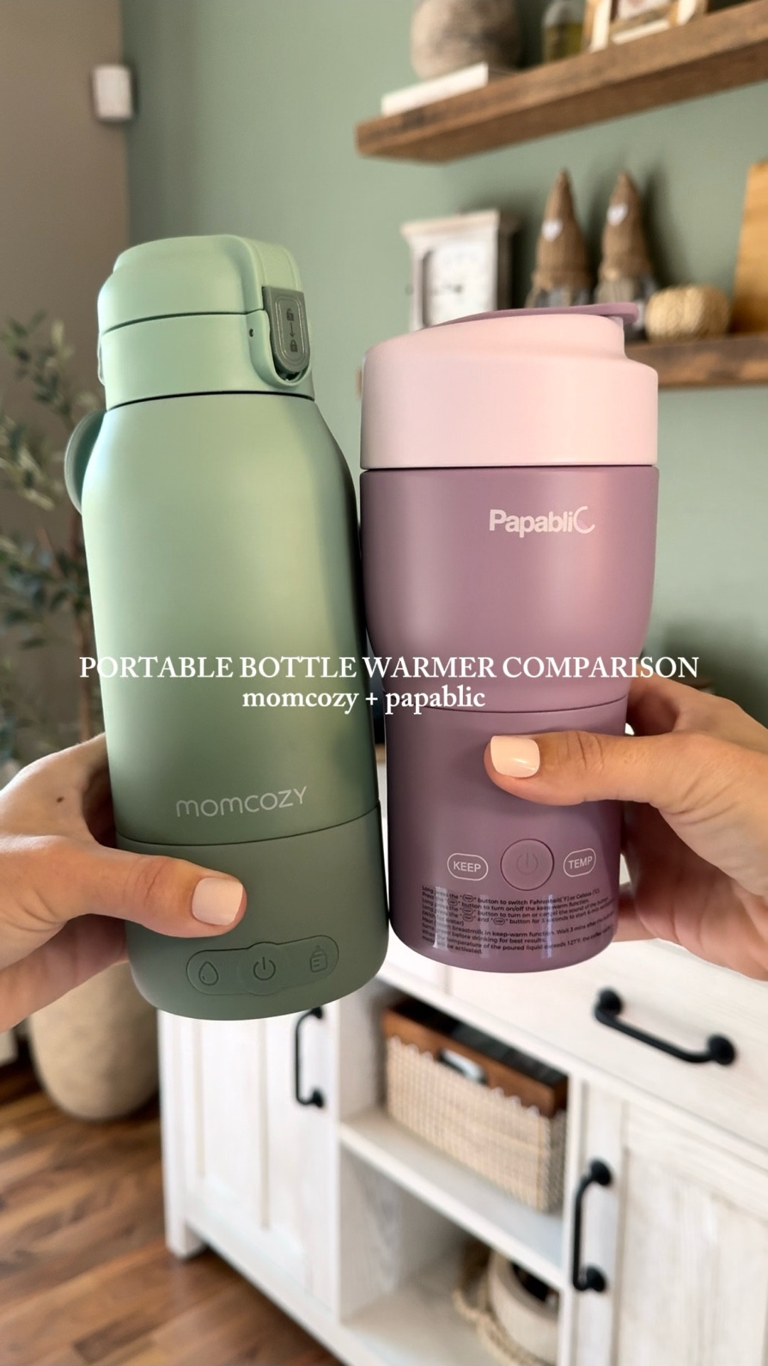 comparing the momcozy + papablic portable bottle warmers 🤍 Use code: JESCAP15 for 15% off the papablic bottle warmer! 

#LTKBaby #LTKFindsUnder100 #LTKFamily