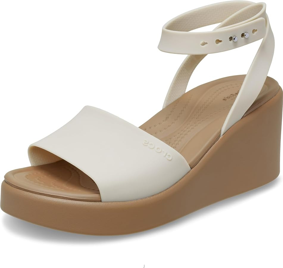 Crocs womens Brooklyn Ankle Strap Wedges | Amazon (US)