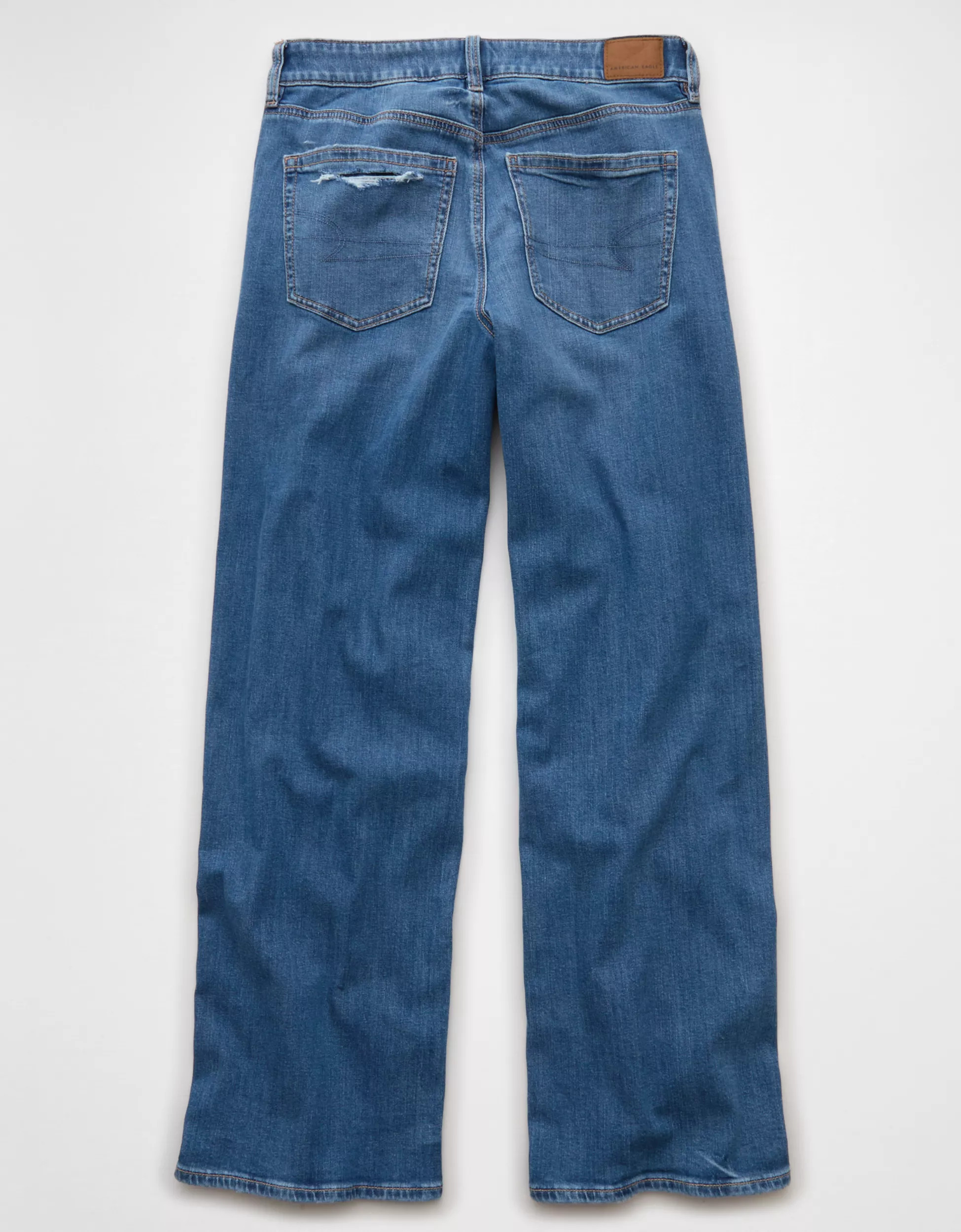AE Stretch Low-Rise Baggy Wide-Leg Jean | American Eagle Outfitters (US & CA)