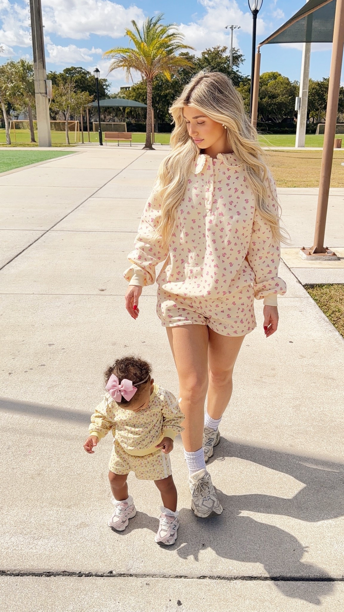 Mommy and me matching yellow floral sweat set 💐💛 

#LTKKids #LTKBaby #LTKmomlife
