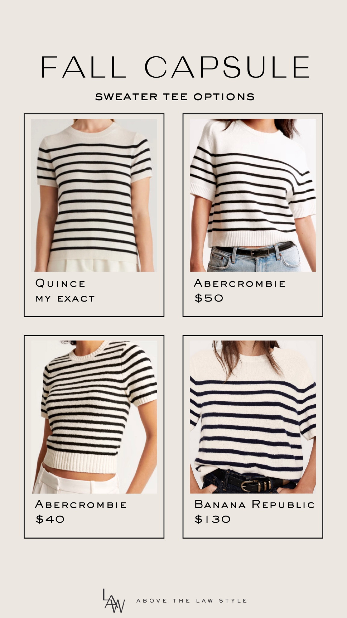 Fall Capsule: Sweater Tee

#LTKFindsUnder50 #LTKStyleTip #LTKFindsUnder100