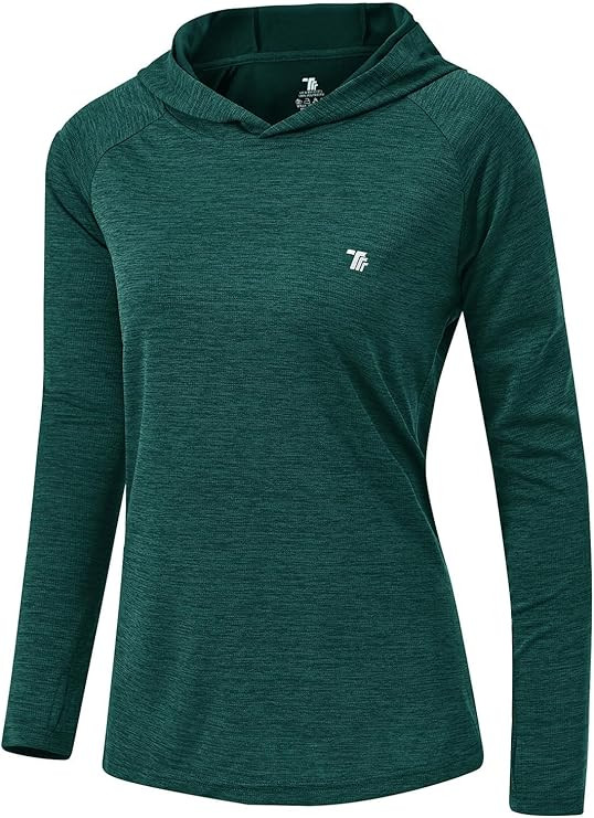 Womens UPF 50+ Sun Protection Hoodie Shirt Long Sleeve Fishing Hiking Outdoor UV Shirt Lightweigh... | Amazon (US)