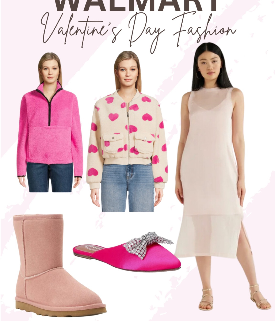 Cute Valentine’s Day, dresses, sweaters boots, flats, and jackets from Walmart  

#LTKMostLoved #LTKfindsunder50 #LTKSeasonal