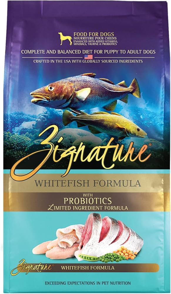 Zignature Whitefish Limited Ingredient Formula Dry Dog Food 4lb | Amazon (US)