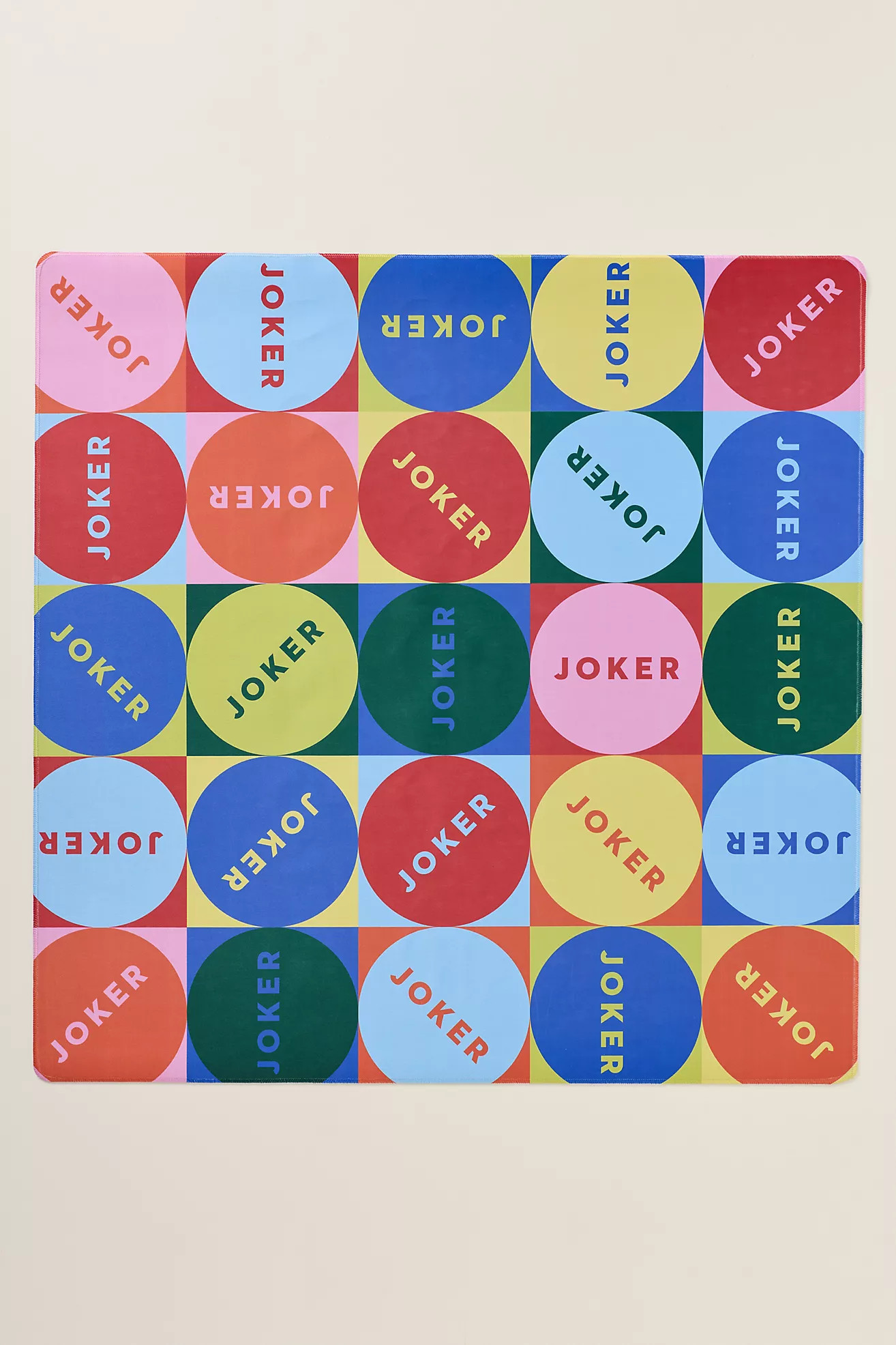 The Mahjong House Double-Sided Mahjong Mat | Anthropologie (US)