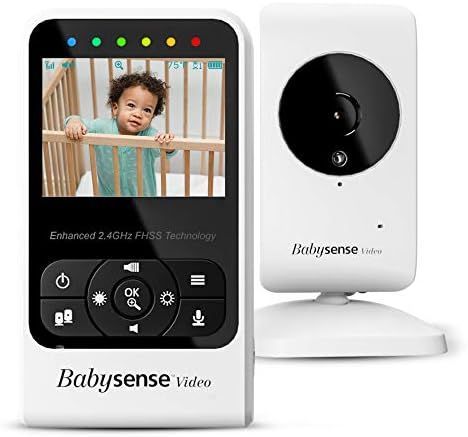 New Babysense Video Baby Monitor with Camera and Audio, Long Range, Room Temperature, Infrared Ni... | Amazon (US)