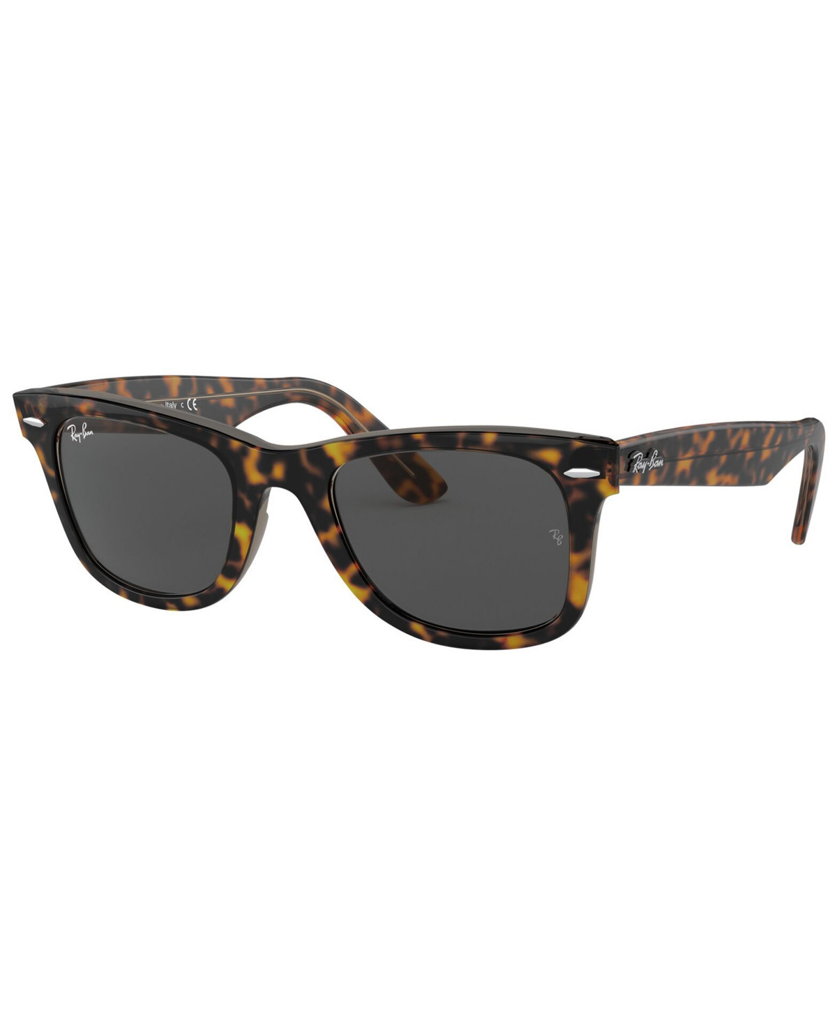 Ray-Ban Unisex Sunglasses, RB2140 Original Wayfarer - HAVANA ON TRASPARENT LIGHT BROWN/DARK GR | Macy's