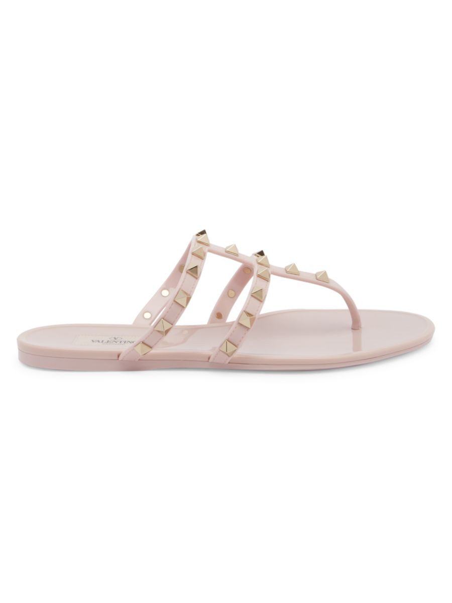 Rockstud PVC Sandals | Saks Fifth Avenue