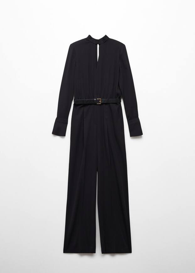 Belt long jumpsuit | MANGO (US)