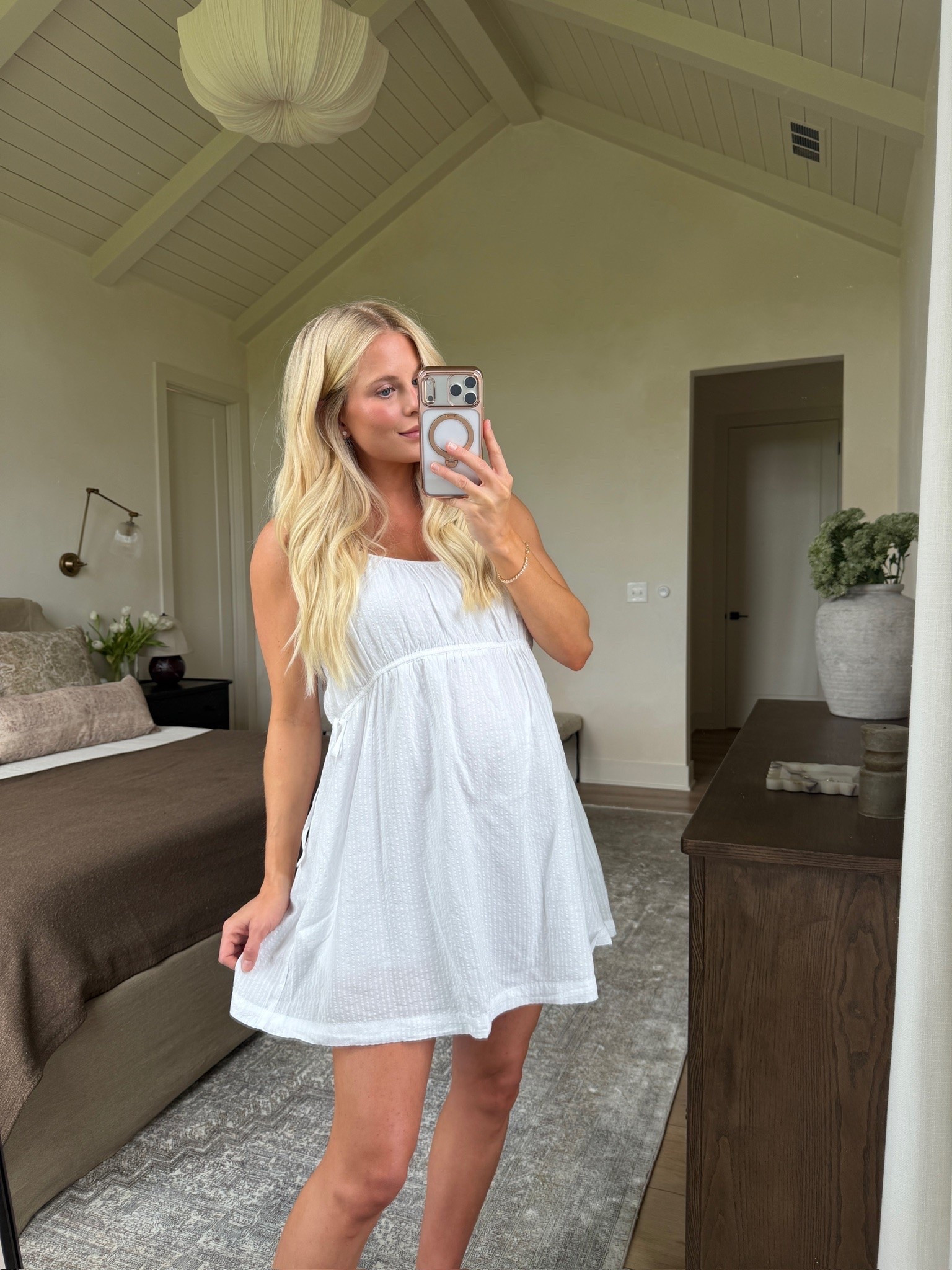 Code SHORTSAF for 15% off on top of their current sale! Wearing a medium in dress (sized up for pregnancy), shoes run tts! #kathleenpost

Summer outfit, summer dress, bump friendly, maternity look

#LTKootd #LTKSeasonal #LTKBump