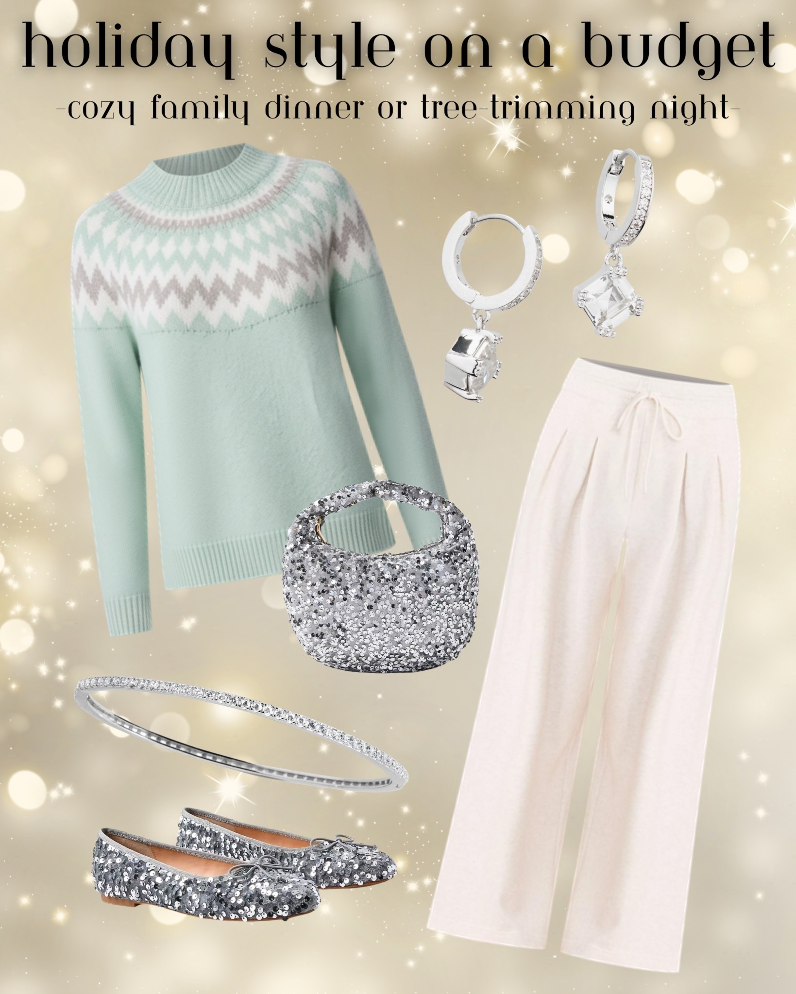Another perfect holiday outfit for a cozy family dinner or tree trimming night! 


#LTKFindsUnder100 #LTKSeasonal #LTKHoliday