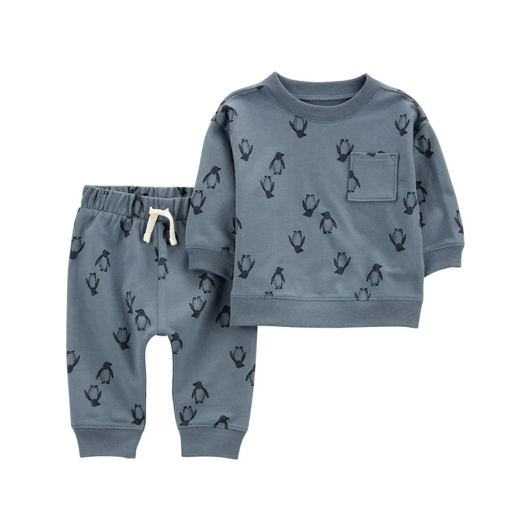 Carter's Child of Mine Baby Boy Outfit Set, 2-Piece, Sizes 0/3-24 Months | Walmart (US)