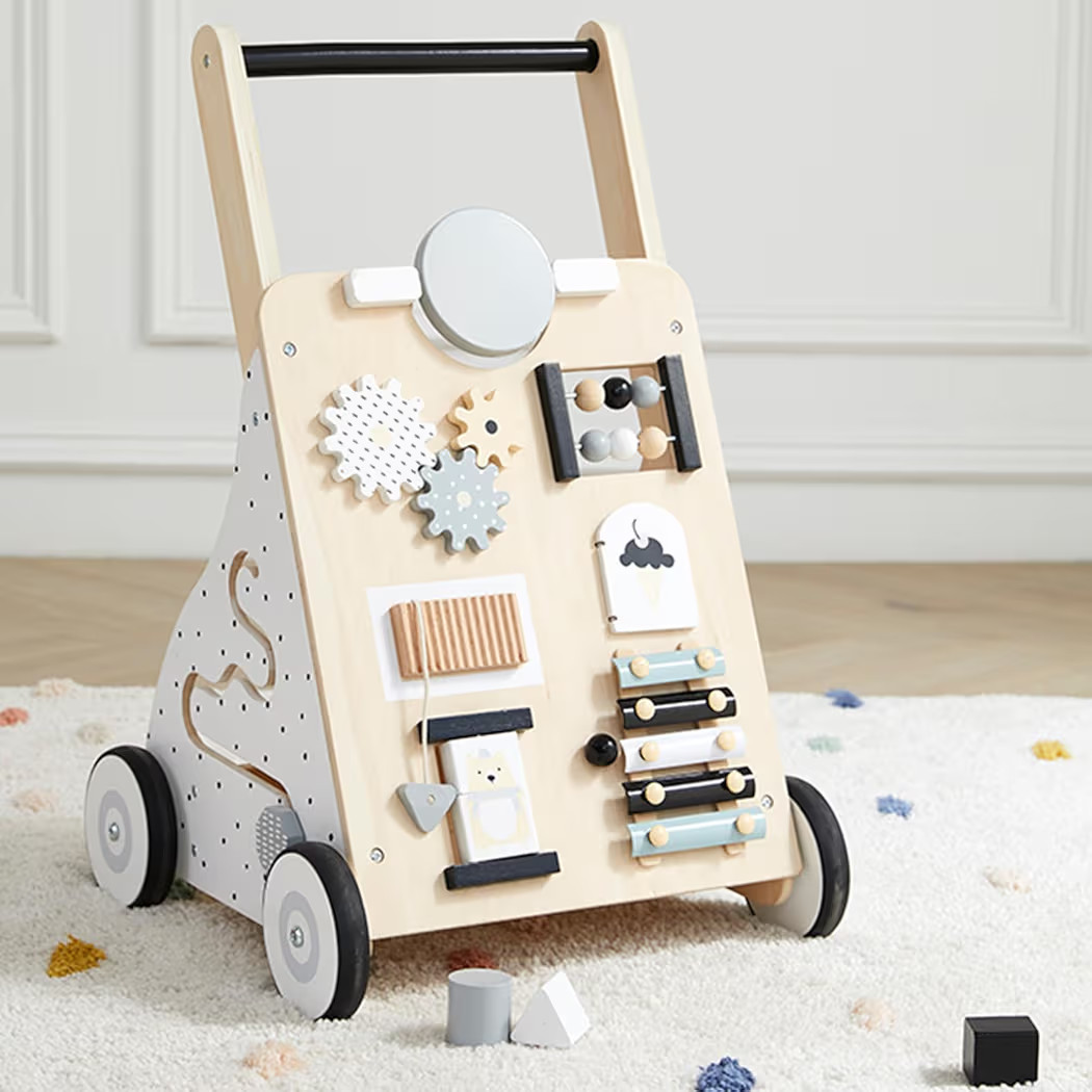 Asweets Wooden Baby Walker Push and Pull Learning Activity Walker Kids’ Activity Toy Multiple A... | Amazon (US)