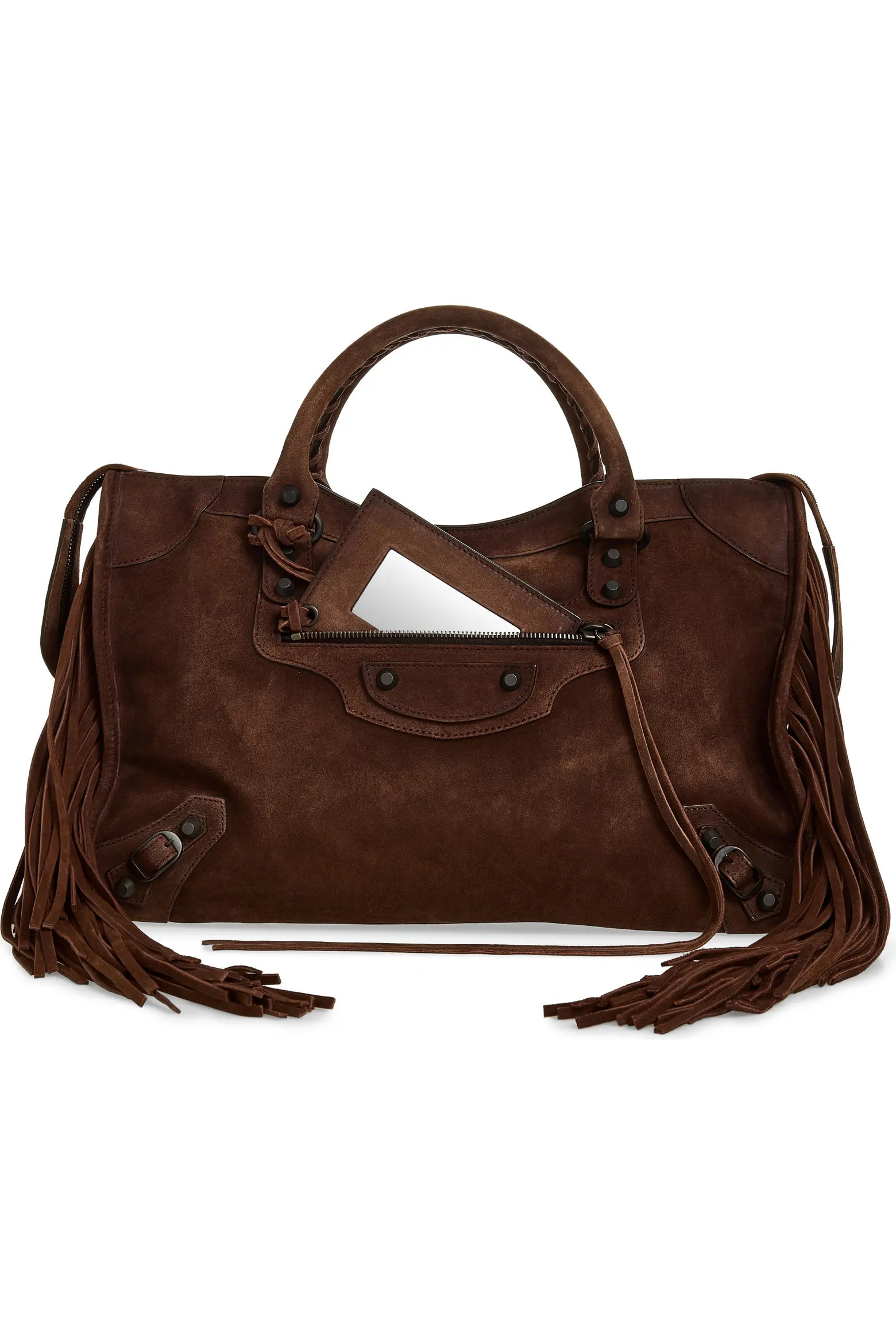Balenciaga Medium Le City Suede Satchel (Women) | Nordstrom | Nordstrom