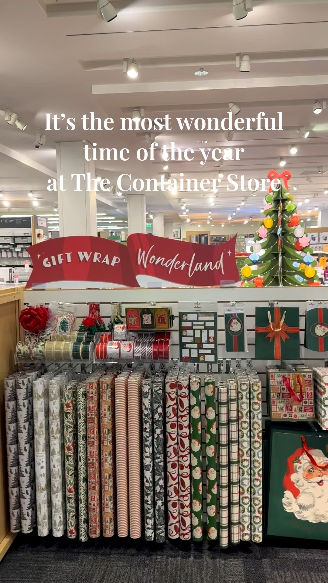 It’s the most wonderful time of the year at The Container Store! Their Gift Wrap Wonderland has wrapping paper for everyone and tons of styles to choose from all under $9.99! #ad #paidlink @thecontainerstore #thecontainerstore

#LTKGiftGuide #LTKHoliday