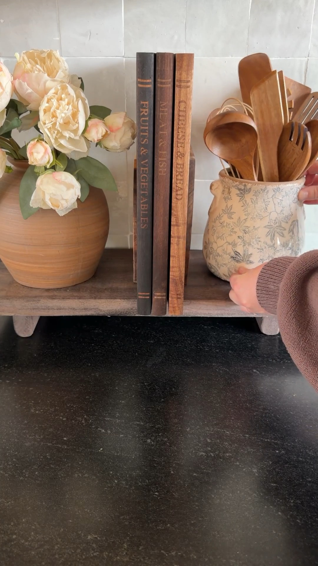 I love pieces that are both pretty and useful, and this combo checks both boxes. The wooden spoons are the kind you'll reach for every day, and the floral vase is one of those pieces that instantly makes a countertop or shelf feel more styled.

A little function, a little beauty, and somehow the kitchen feels better because of it.

#LTKvlog #LTKmomlife #LTKHome