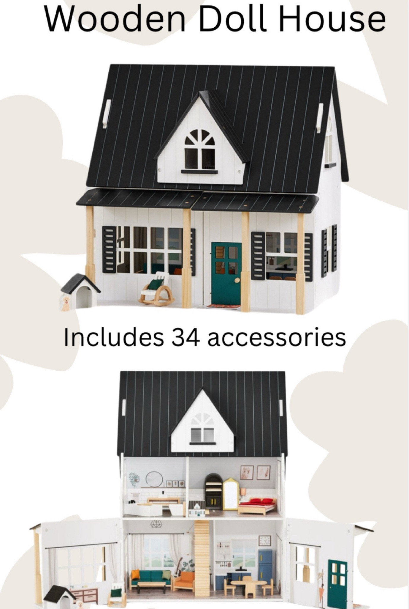 How cute is this wooden doll house 😍 
#dollhouse #giftinspo #samsclubfinds

#LTKKids #LTKGiftGuide