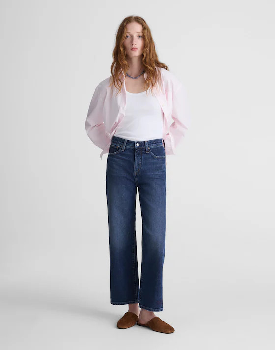 The Perfect Vintage Wide-Leg Crop Jean | Madewell