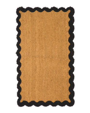 Scalloped Coir Mat | TJ Maxx