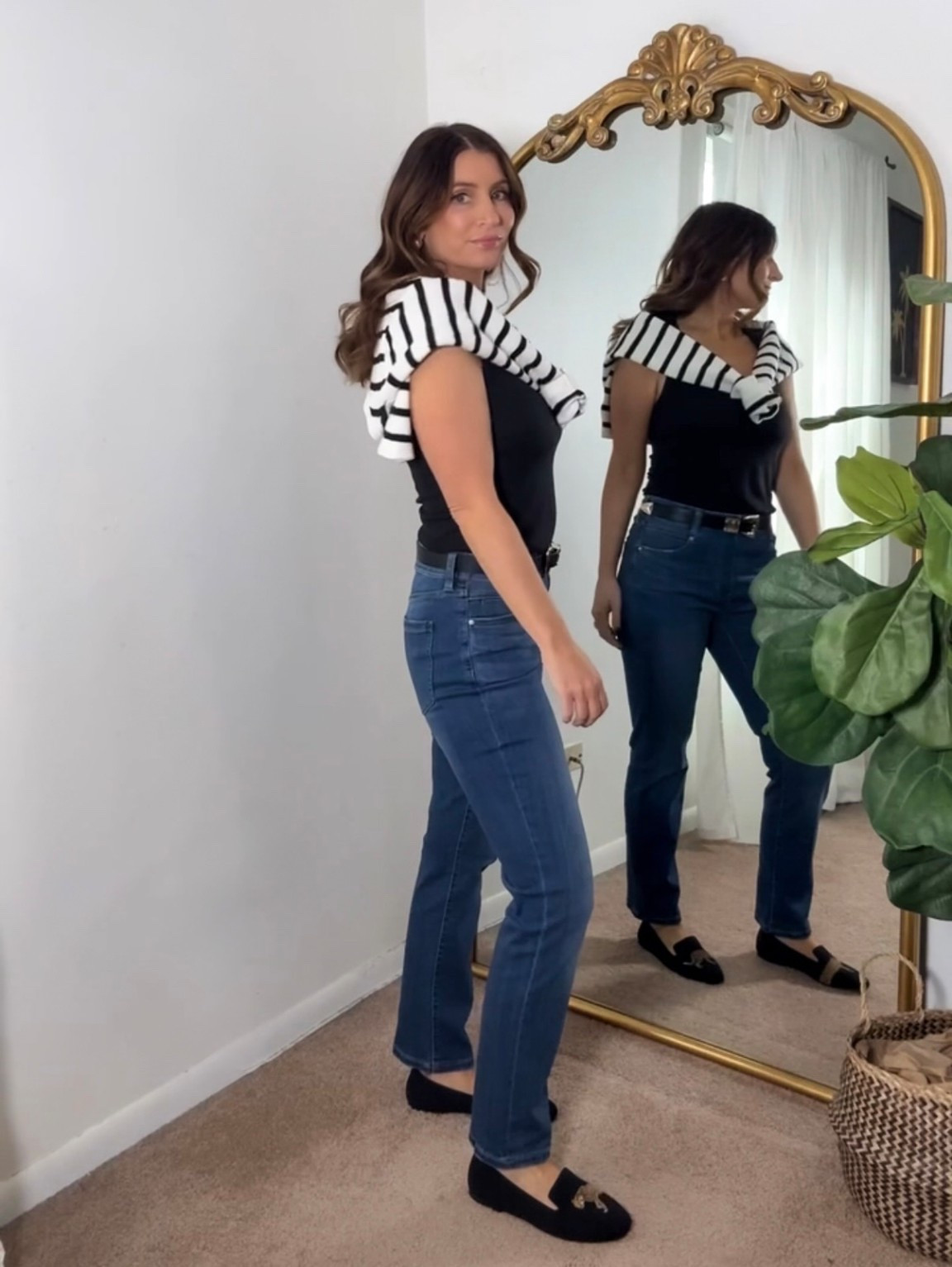 Cigarette Jeans are the new skinny jeans! 
Tank Top with built in bra (size small)
Jeans (size 4)
Trending for Spring
Style them with heels or flats, dressy or casual
Straight leg jeans


#LTKootd #LTKOver40 #LTKSeasonal