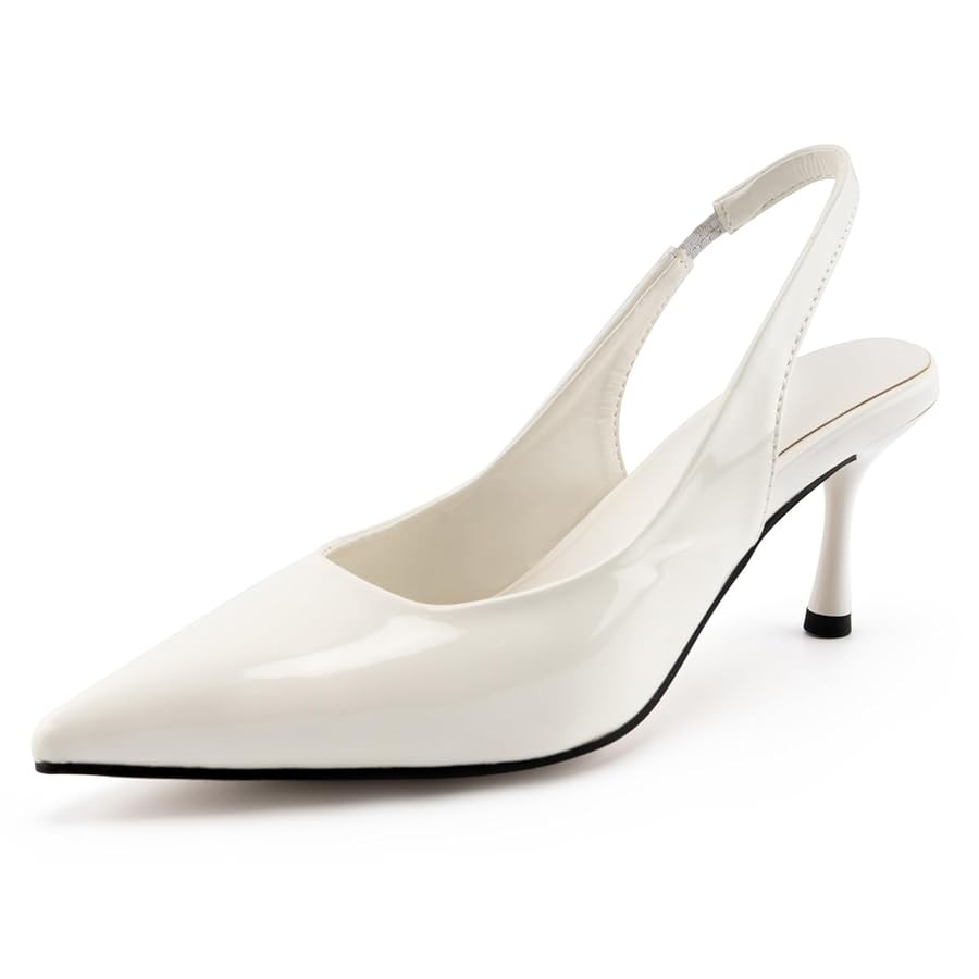 heelchic Women Kitten Heels Pumps Dress Shoes | Amazon (US)