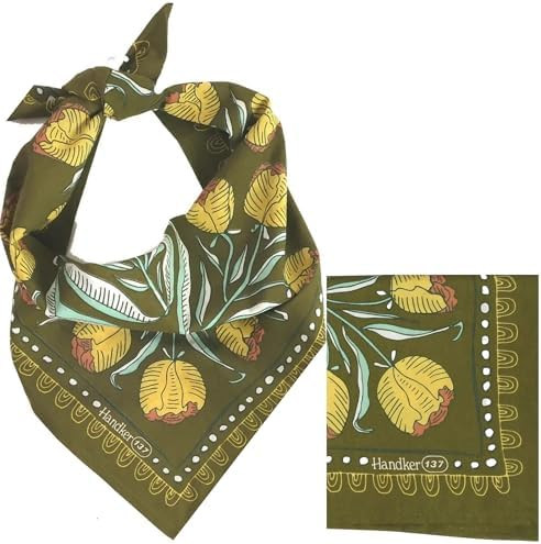 Bandana Cotton Hair Scarf & Head Bandanas for Women & Men - 22"x22" | Amazon (US)